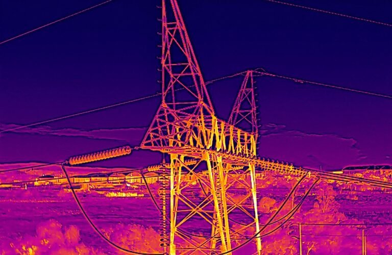 termografía líneas de transmisión